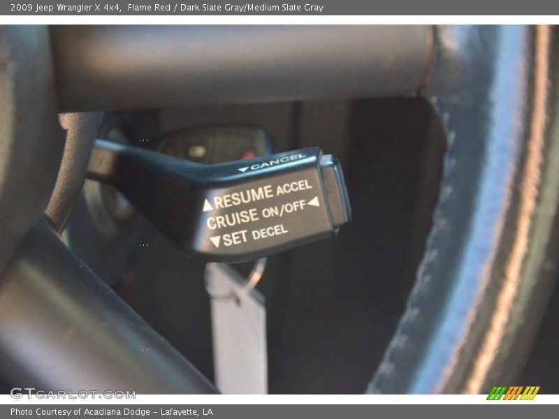 Flame Red / Dark Slate Gray/Medium Slate Gray 2009 Jeep Wrangler X 4x4