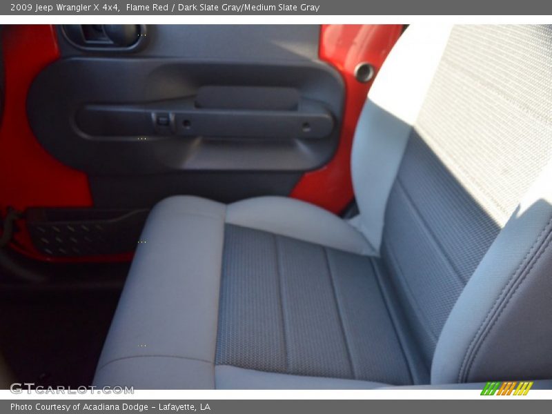Flame Red / Dark Slate Gray/Medium Slate Gray 2009 Jeep Wrangler X 4x4