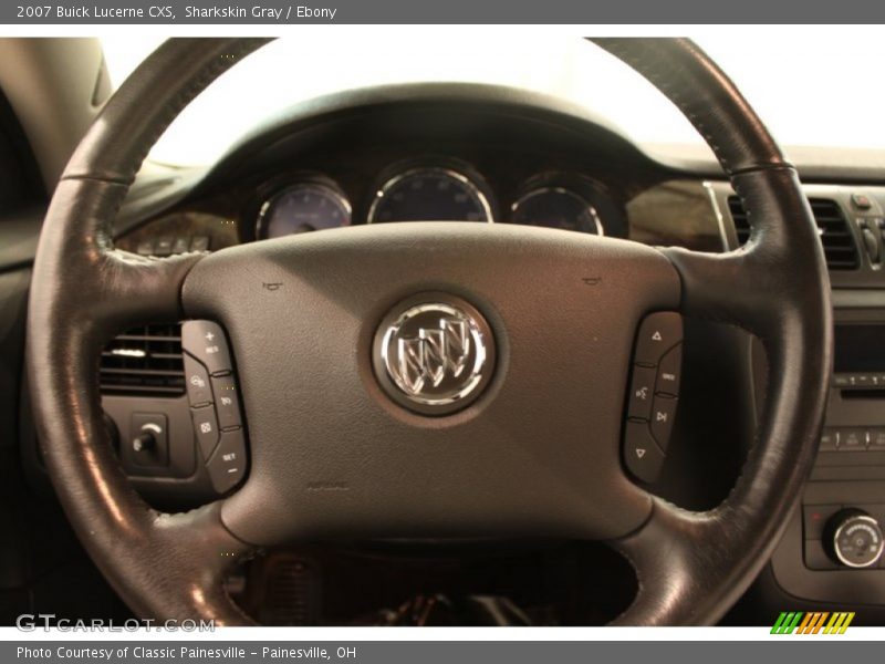 Sharkskin Gray / Ebony 2007 Buick Lucerne CXS