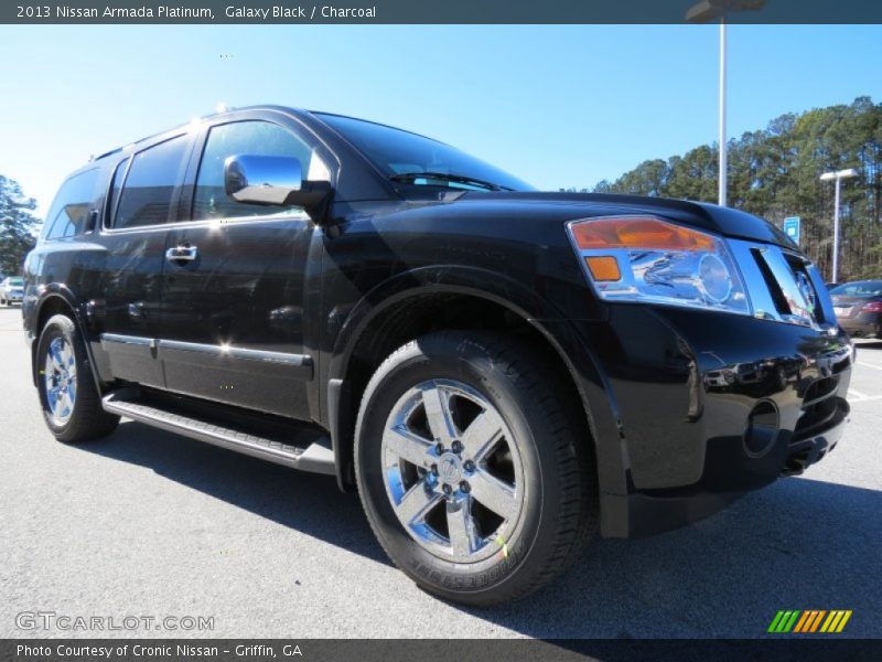 Galaxy Black / Charcoal 2013 Nissan Armada Platinum