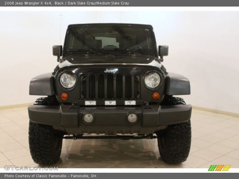 Black / Dark Slate Gray/Medium Slate Gray 2008 Jeep Wrangler X 4x4