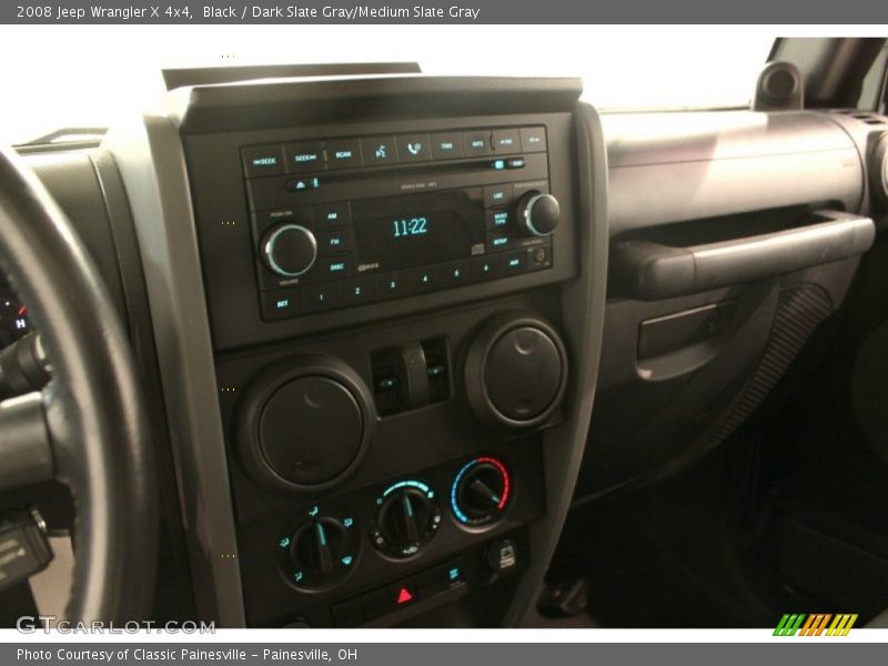 Black / Dark Slate Gray/Medium Slate Gray 2008 Jeep Wrangler X 4x4