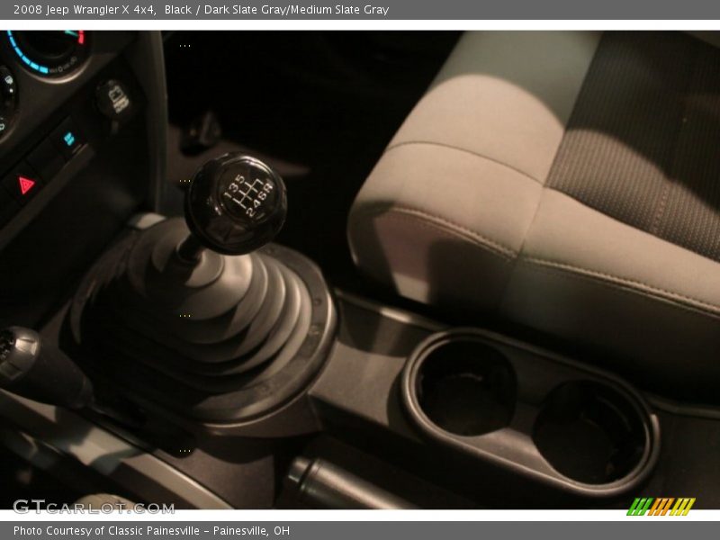 Black / Dark Slate Gray/Medium Slate Gray 2008 Jeep Wrangler X 4x4