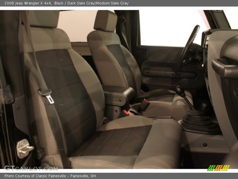 Black / Dark Slate Gray/Medium Slate Gray 2008 Jeep Wrangler X 4x4