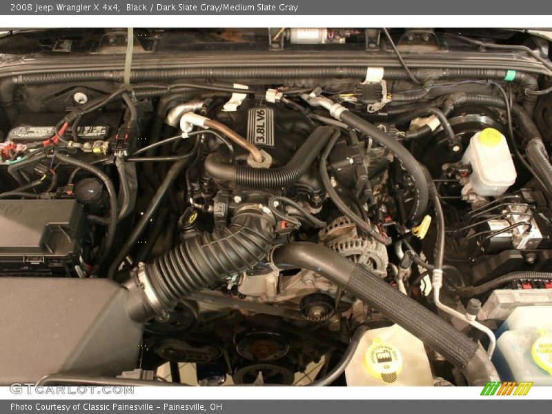 Black / Dark Slate Gray/Medium Slate Gray 2008 Jeep Wrangler X 4x4