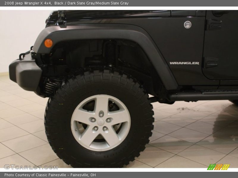 Black / Dark Slate Gray/Medium Slate Gray 2008 Jeep Wrangler X 4x4