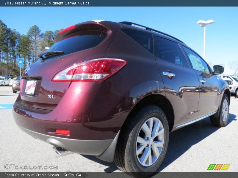 Midnight Garnet / Beige 2013 Nissan Murano SL
