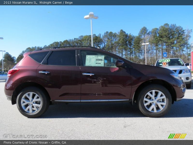 Midnight Garnet / Beige 2013 Nissan Murano SL
