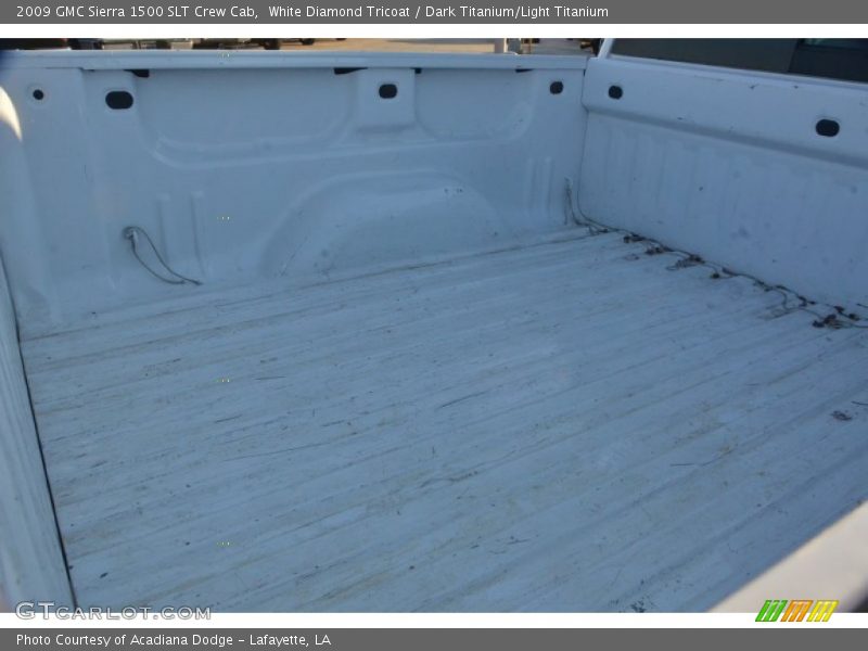 White Diamond Tricoat / Dark Titanium/Light Titanium 2009 GMC Sierra 1500 SLT Crew Cab