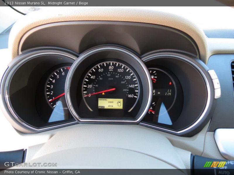  2013 Murano SL SL Gauges