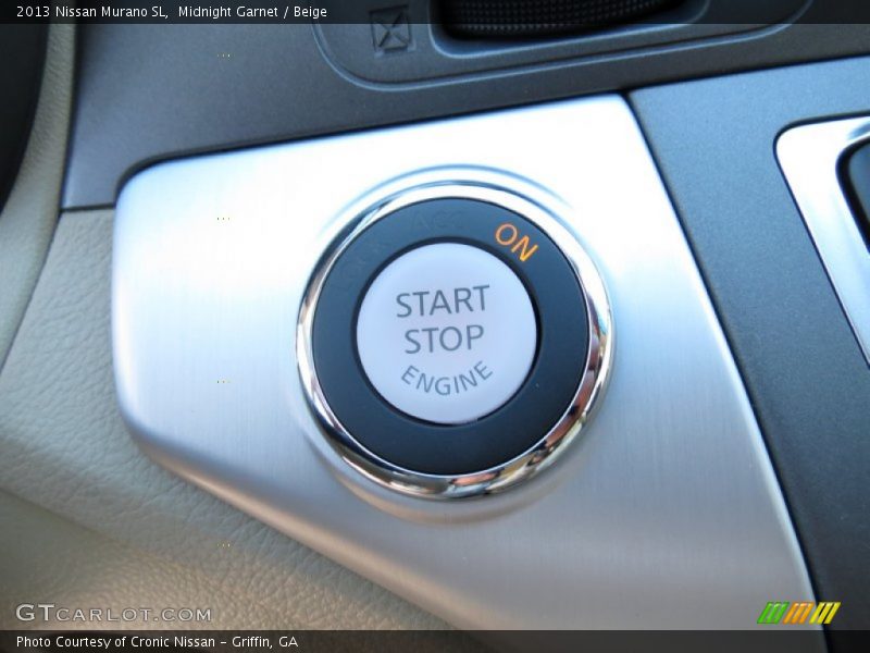 Controls of 2013 Murano SL