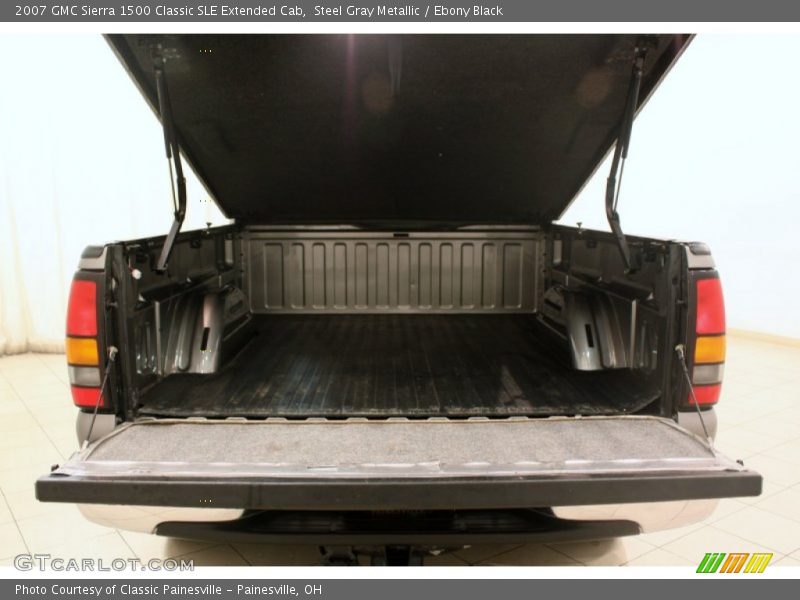 Steel Gray Metallic / Ebony Black 2007 GMC Sierra 1500 Classic SLE Extended Cab