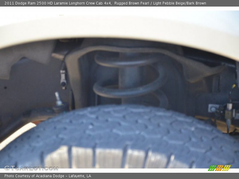 Rugged Brown Pearl / Light Pebble Beige/Bark Brown 2011 Dodge Ram 2500 HD Laramie Longhorn Crew Cab 4x4