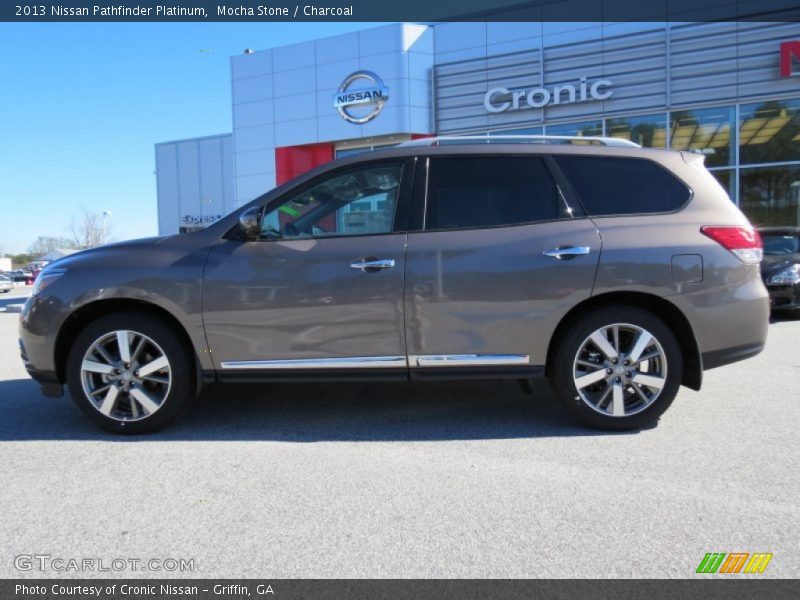 Mocha Stone / Charcoal 2013 Nissan Pathfinder Platinum