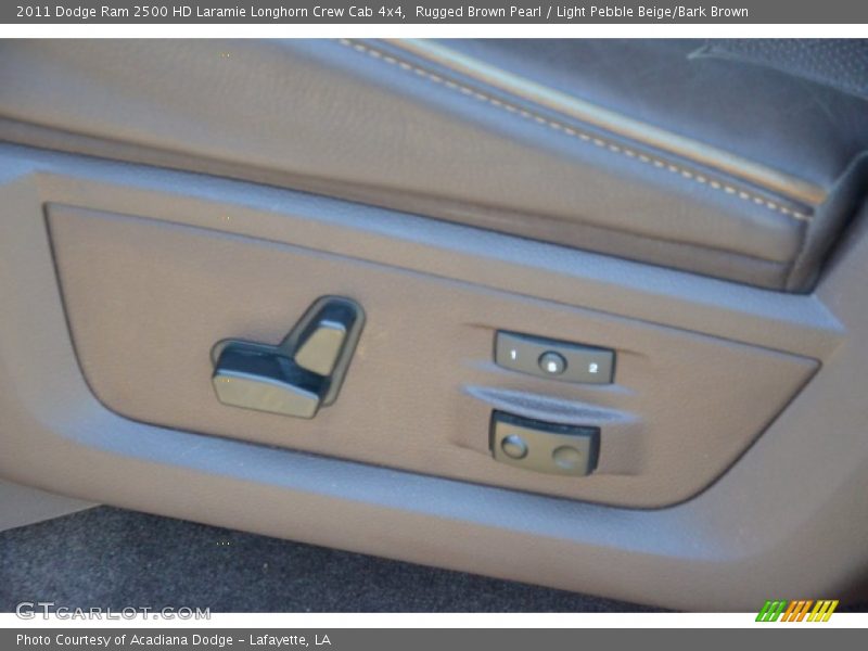 Rugged Brown Pearl / Light Pebble Beige/Bark Brown 2011 Dodge Ram 2500 HD Laramie Longhorn Crew Cab 4x4