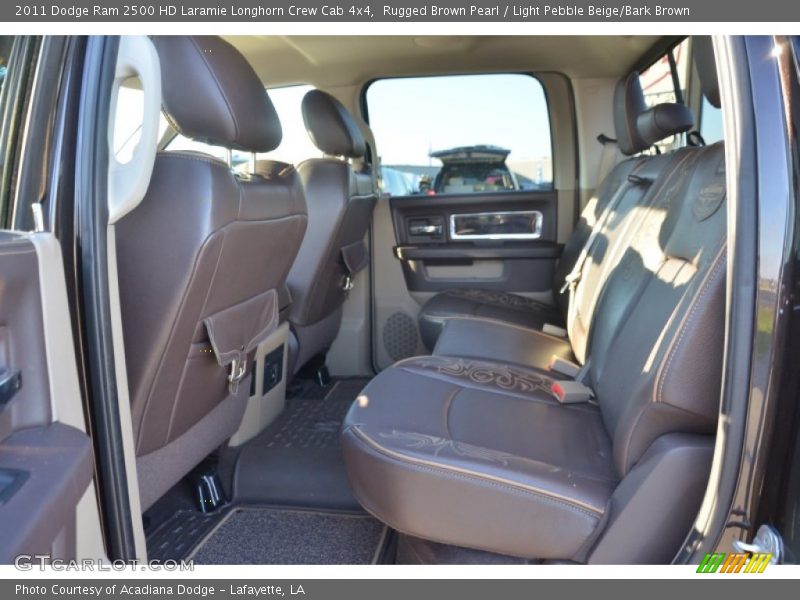 Rugged Brown Pearl / Light Pebble Beige/Bark Brown 2011 Dodge Ram 2500 HD Laramie Longhorn Crew Cab 4x4