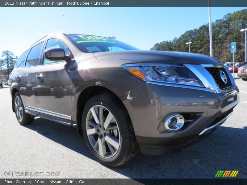 Mocha Stone / Charcoal 2013 Nissan Pathfinder Platinum