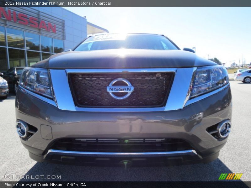 Mocha Stone / Charcoal 2013 Nissan Pathfinder Platinum