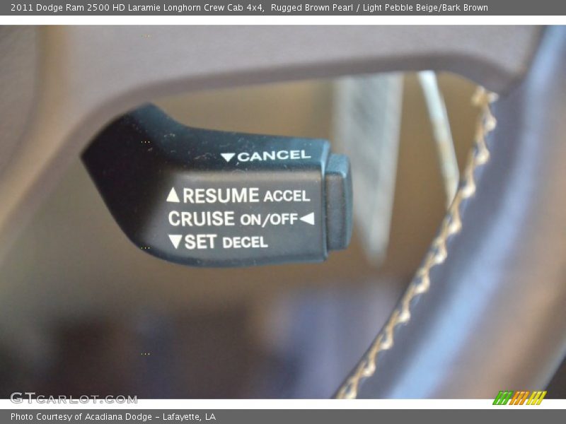Rugged Brown Pearl / Light Pebble Beige/Bark Brown 2011 Dodge Ram 2500 HD Laramie Longhorn Crew Cab 4x4