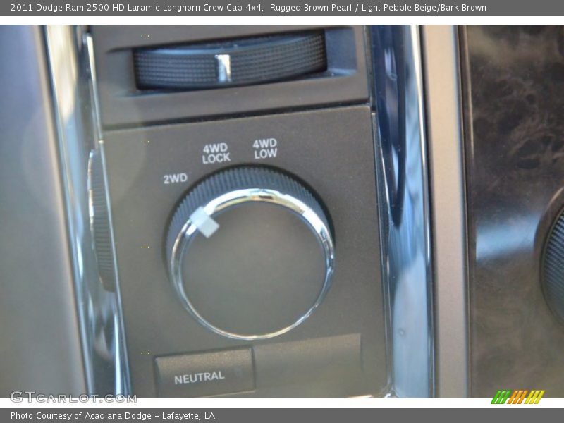 Rugged Brown Pearl / Light Pebble Beige/Bark Brown 2011 Dodge Ram 2500 HD Laramie Longhorn Crew Cab 4x4