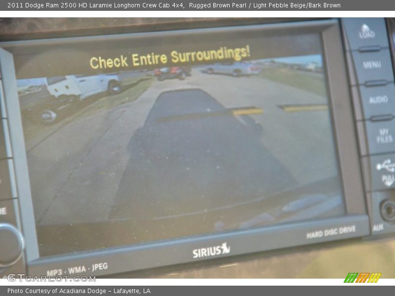 Rugged Brown Pearl / Light Pebble Beige/Bark Brown 2011 Dodge Ram 2500 HD Laramie Longhorn Crew Cab 4x4