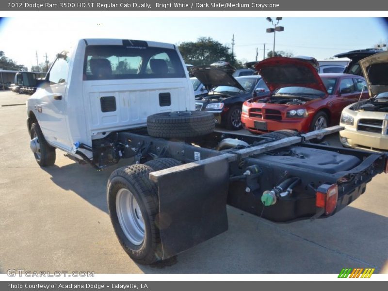 Bright White / Dark Slate/Medium Graystone 2012 Dodge Ram 3500 HD ST Regular Cab Dually