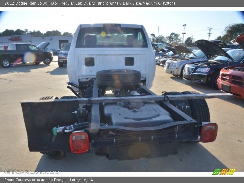 Bright White / Dark Slate/Medium Graystone 2012 Dodge Ram 3500 HD ST Regular Cab Dually