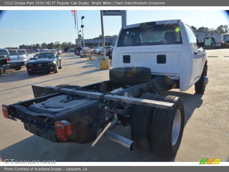 Bright White / Dark Slate/Medium Graystone 2012 Dodge Ram 3500 HD ST Regular Cab Dually