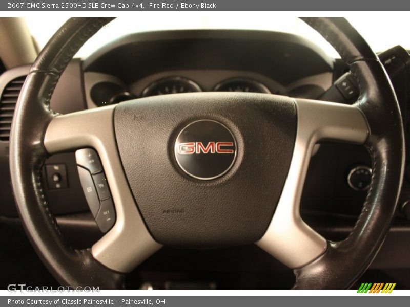Fire Red / Ebony Black 2007 GMC Sierra 2500HD SLE Crew Cab 4x4