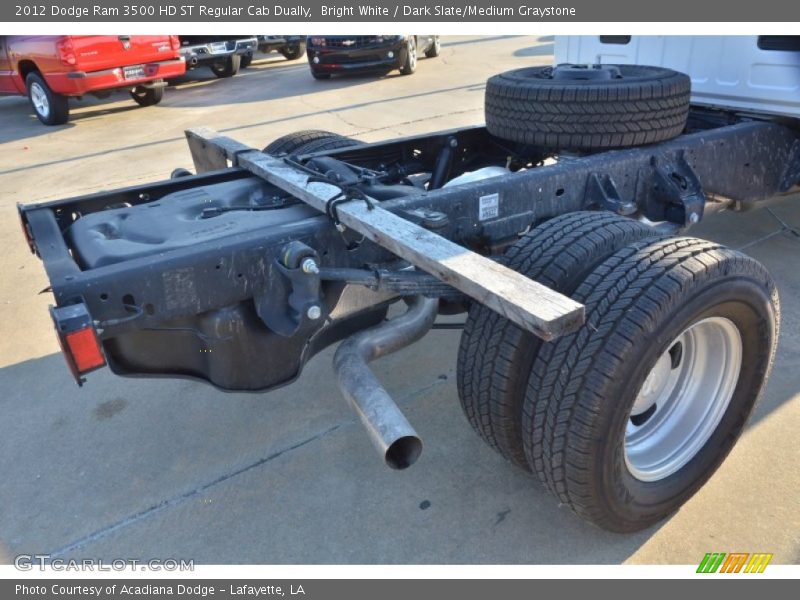 Bright White / Dark Slate/Medium Graystone 2012 Dodge Ram 3500 HD ST Regular Cab Dually