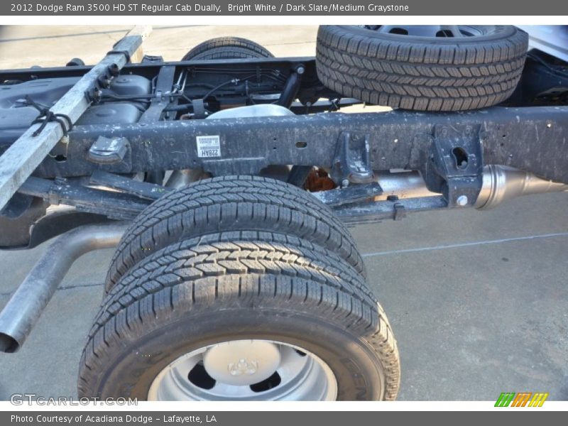 Bright White / Dark Slate/Medium Graystone 2012 Dodge Ram 3500 HD ST Regular Cab Dually