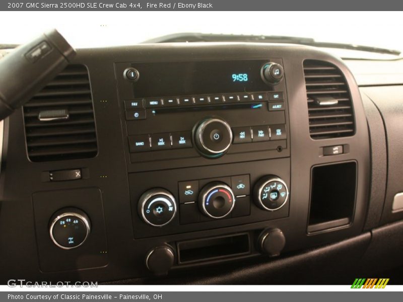 Fire Red / Ebony Black 2007 GMC Sierra 2500HD SLE Crew Cab 4x4