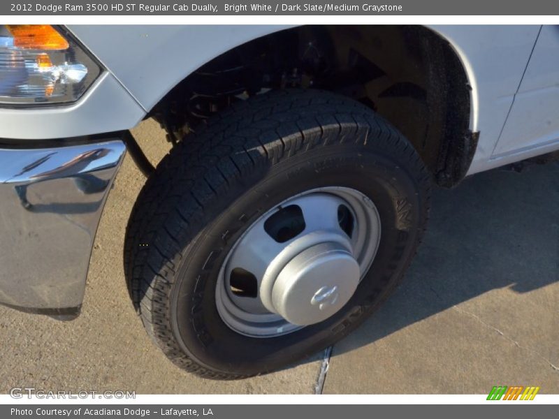 Bright White / Dark Slate/Medium Graystone 2012 Dodge Ram 3500 HD ST Regular Cab Dually