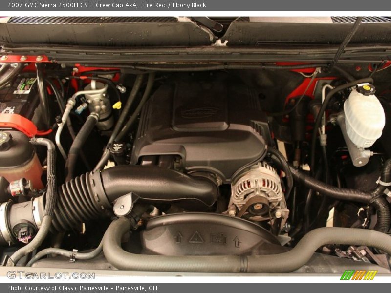 Fire Red / Ebony Black 2007 GMC Sierra 2500HD SLE Crew Cab 4x4