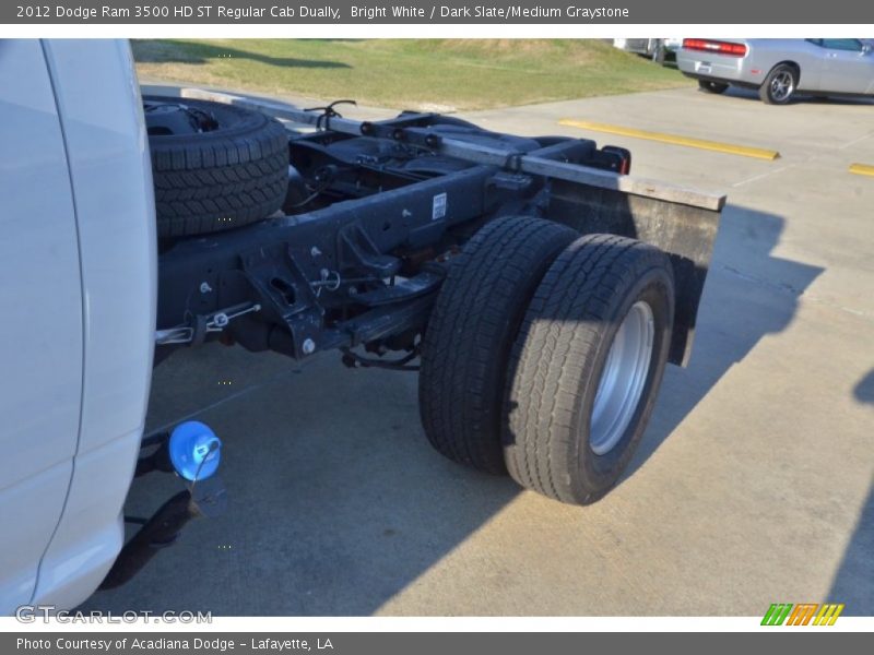 Bright White / Dark Slate/Medium Graystone 2012 Dodge Ram 3500 HD ST Regular Cab Dually