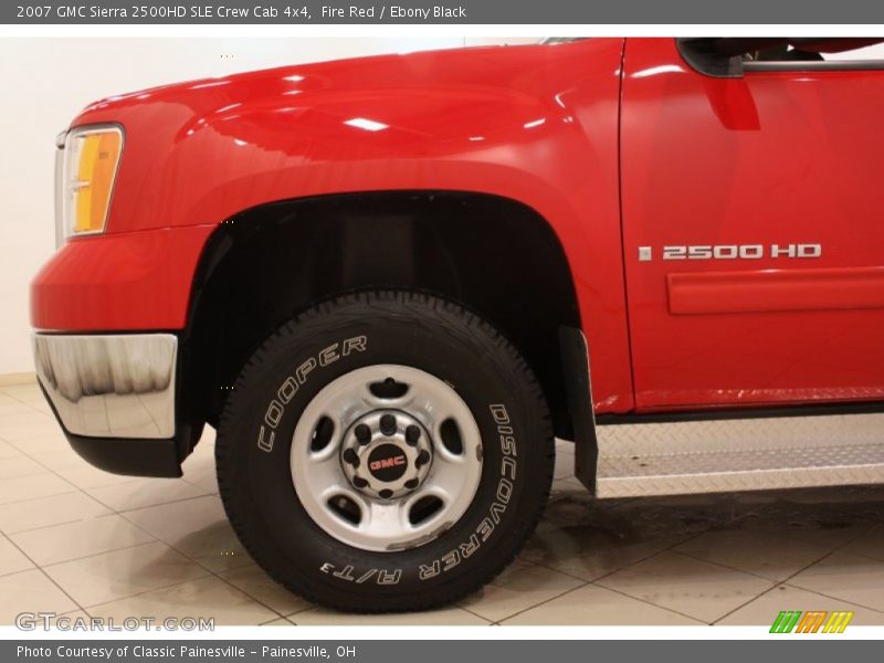 Fire Red / Ebony Black 2007 GMC Sierra 2500HD SLE Crew Cab 4x4