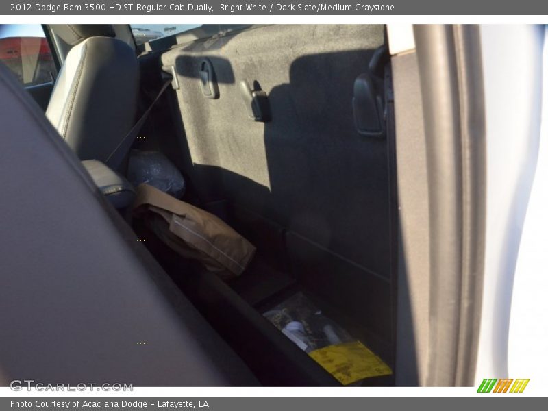 Bright White / Dark Slate/Medium Graystone 2012 Dodge Ram 3500 HD ST Regular Cab Dually