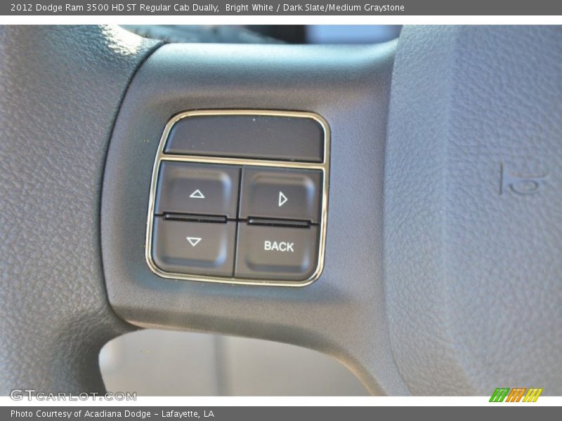 Bright White / Dark Slate/Medium Graystone 2012 Dodge Ram 3500 HD ST Regular Cab Dually