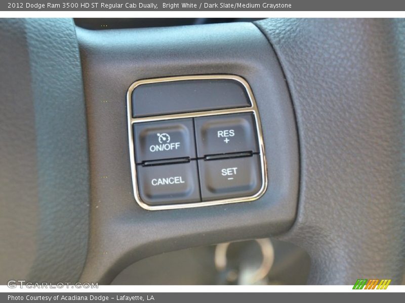 Bright White / Dark Slate/Medium Graystone 2012 Dodge Ram 3500 HD ST Regular Cab Dually