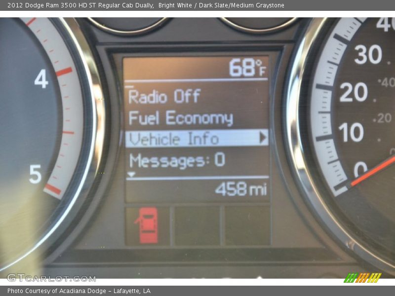 Bright White / Dark Slate/Medium Graystone 2012 Dodge Ram 3500 HD ST Regular Cab Dually