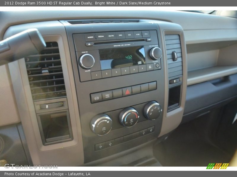 Bright White / Dark Slate/Medium Graystone 2012 Dodge Ram 3500 HD ST Regular Cab Dually