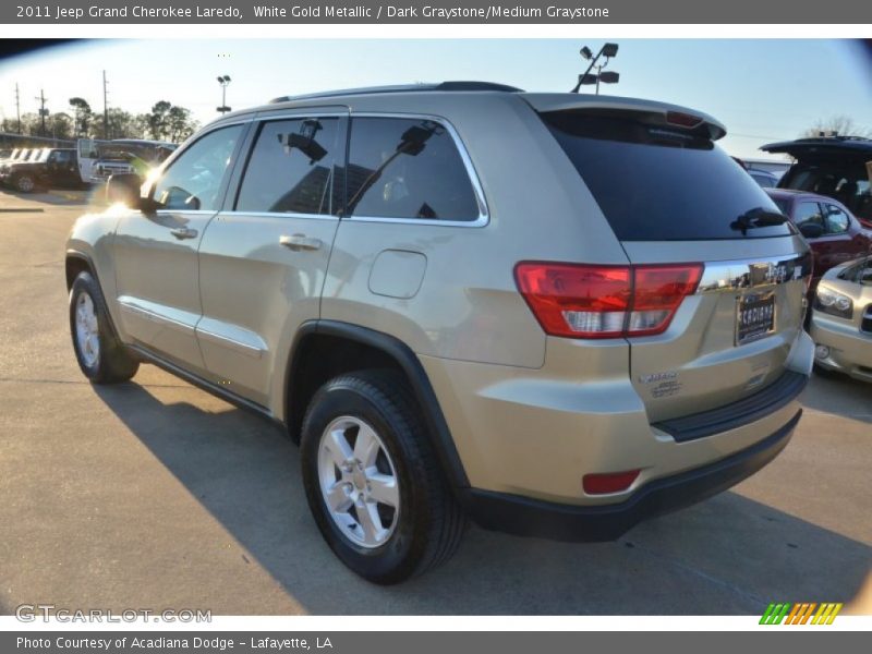 White Gold Metallic / Dark Graystone/Medium Graystone 2011 Jeep Grand Cherokee Laredo