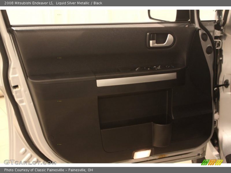Liquid Silver Metallic / Black 2008 Mitsubishi Endeavor LS