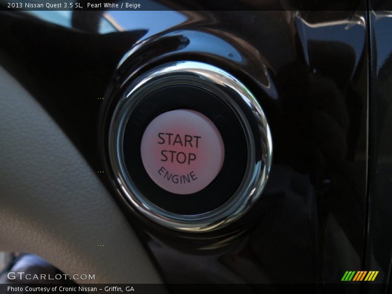 Pearl White / Beige 2013 Nissan Quest 3.5 SL