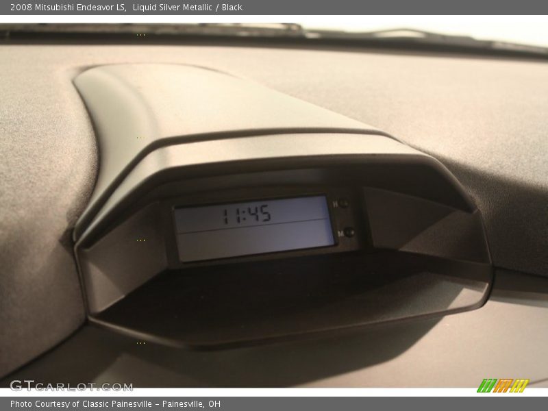 Liquid Silver Metallic / Black 2008 Mitsubishi Endeavor LS