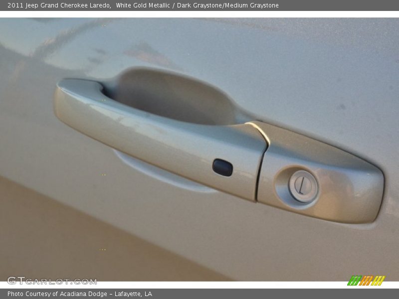 White Gold Metallic / Dark Graystone/Medium Graystone 2011 Jeep Grand Cherokee Laredo