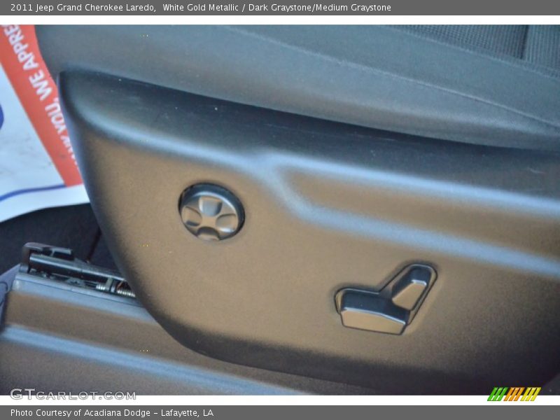 White Gold Metallic / Dark Graystone/Medium Graystone 2011 Jeep Grand Cherokee Laredo