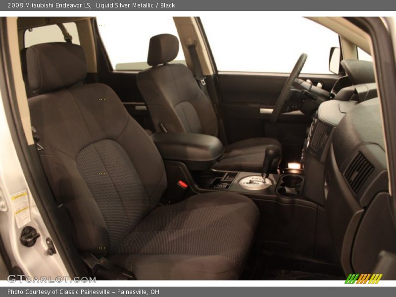 Liquid Silver Metallic / Black 2008 Mitsubishi Endeavor LS