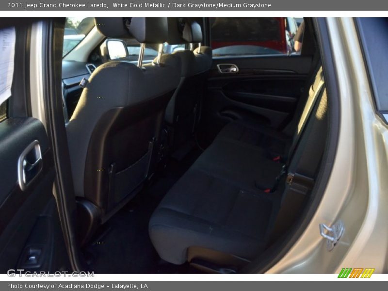White Gold Metallic / Dark Graystone/Medium Graystone 2011 Jeep Grand Cherokee Laredo