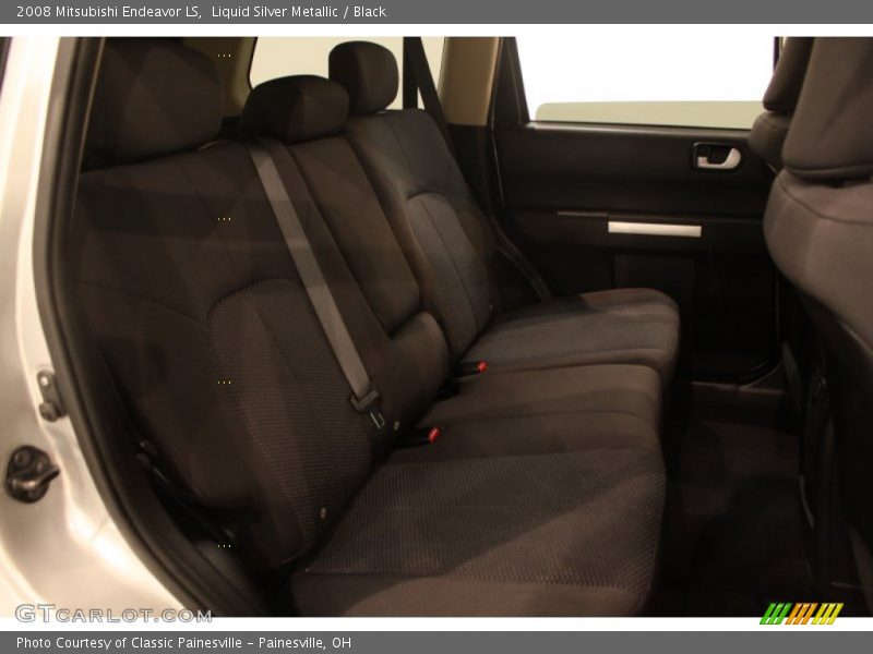 Liquid Silver Metallic / Black 2008 Mitsubishi Endeavor LS